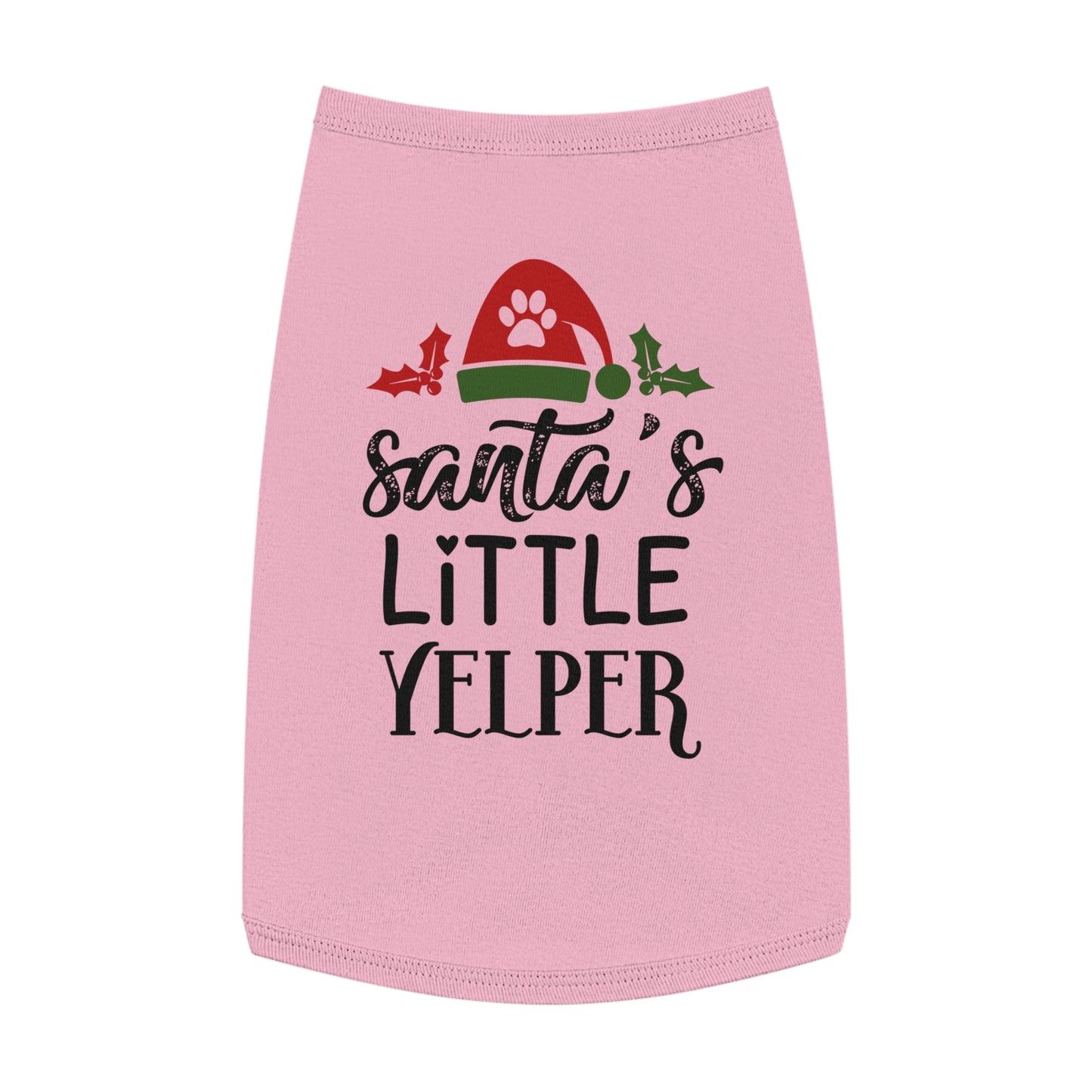 Santa's Little Yelper- Tank Top