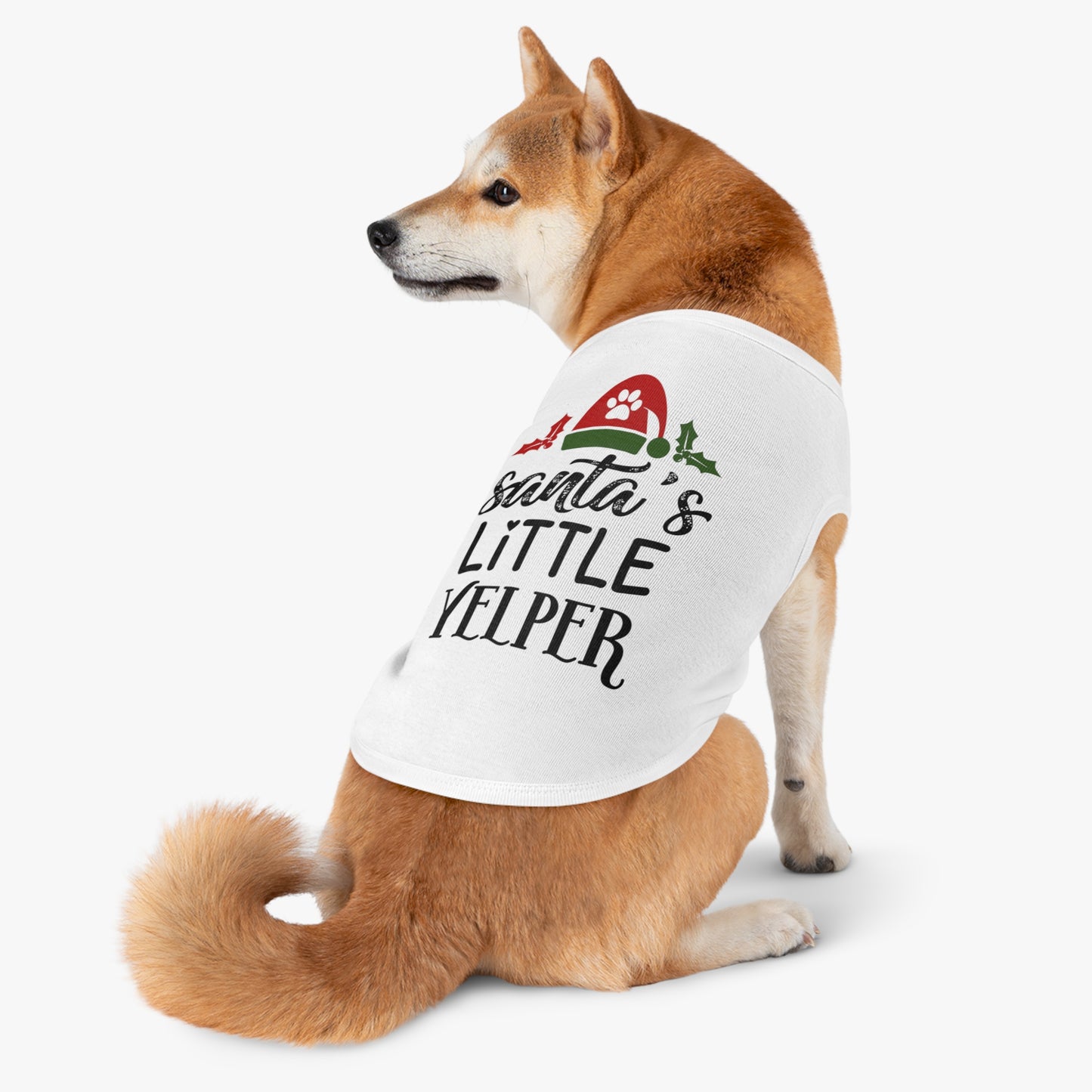 Santa's Little Yelper- Tank Top