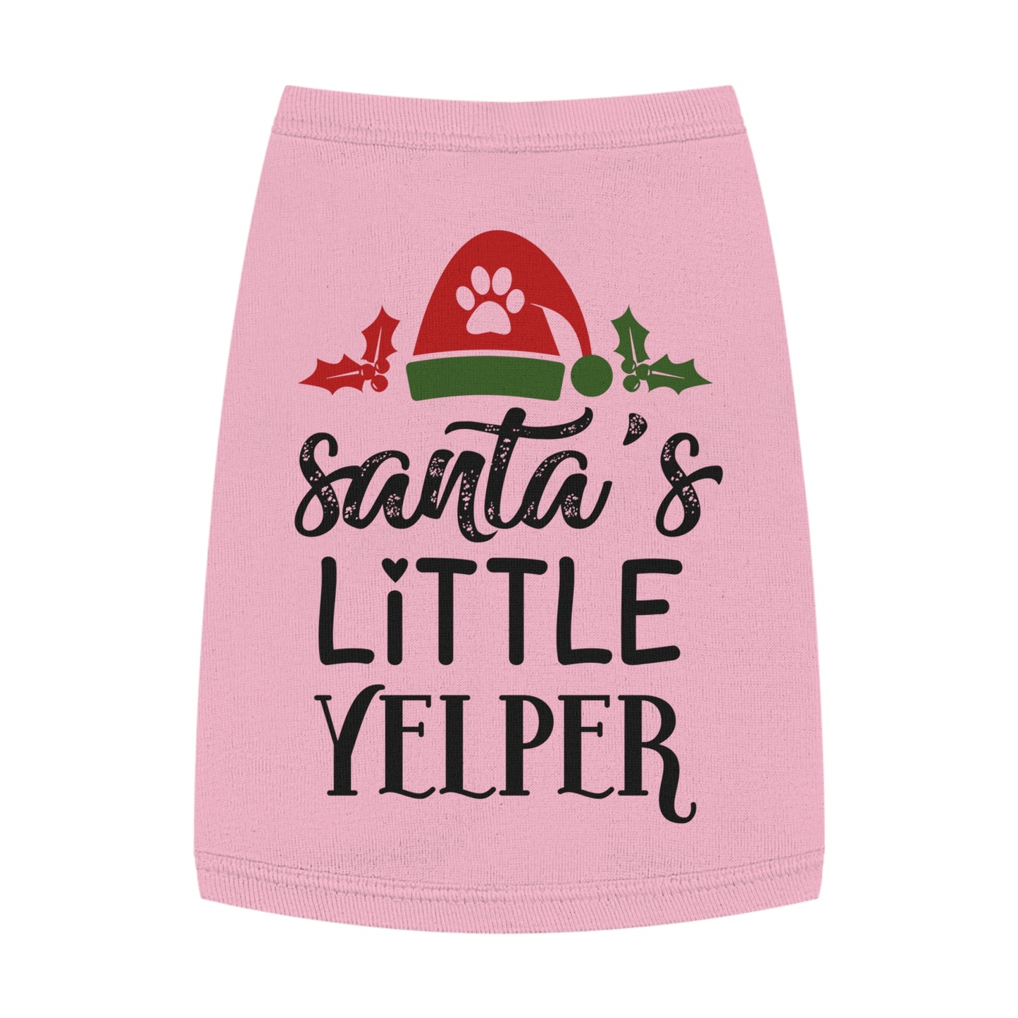 Santa's Little Yelper- Tank Top