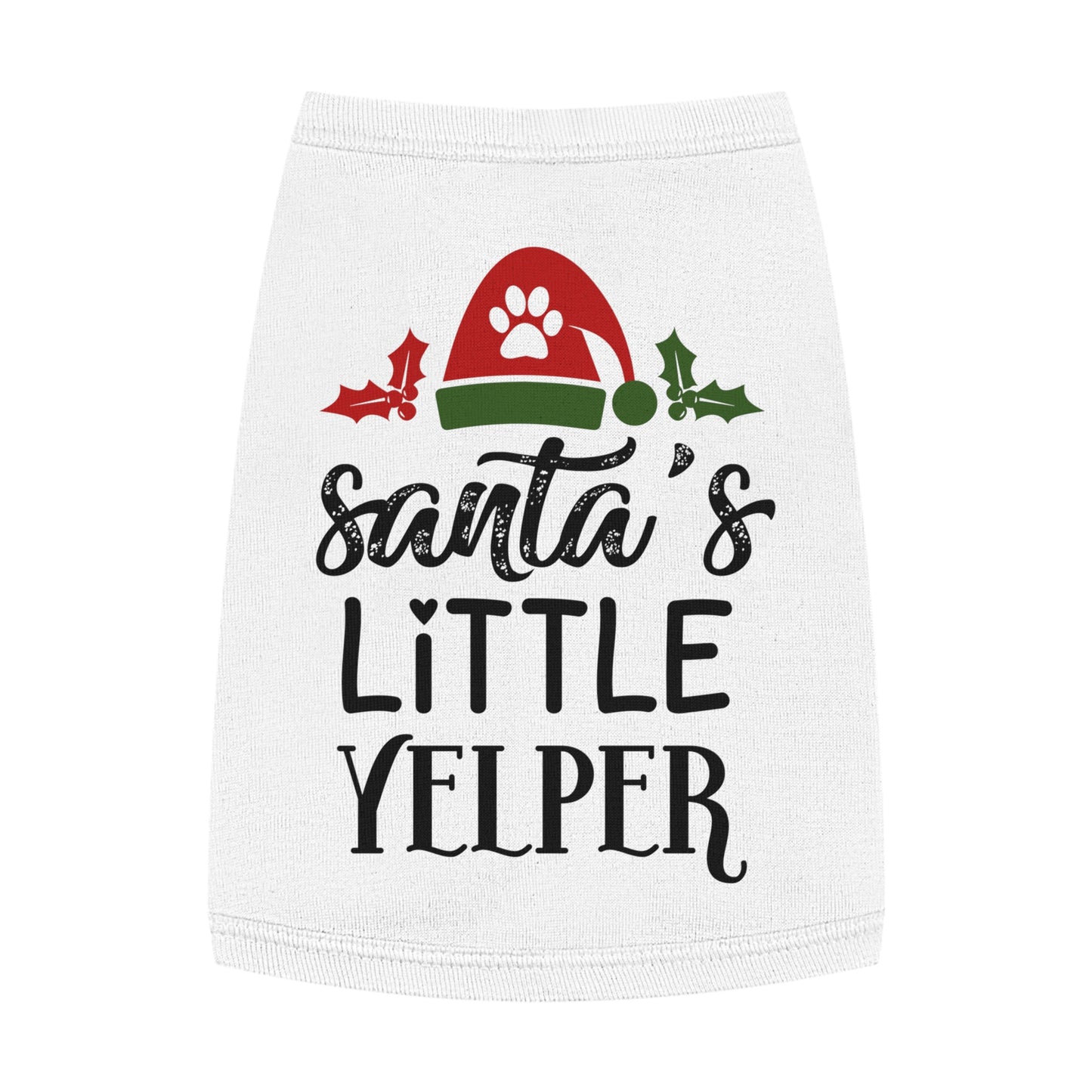 Santa's Little Yelper- Tank Top