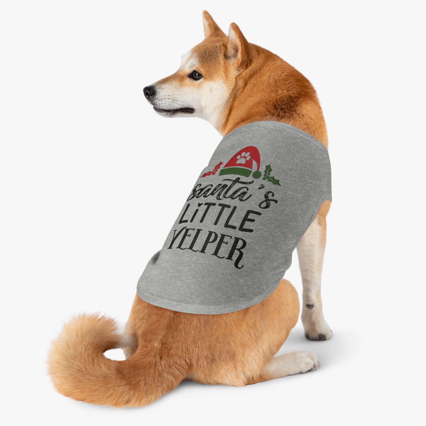 Santa's Little Yelper- Tank Top