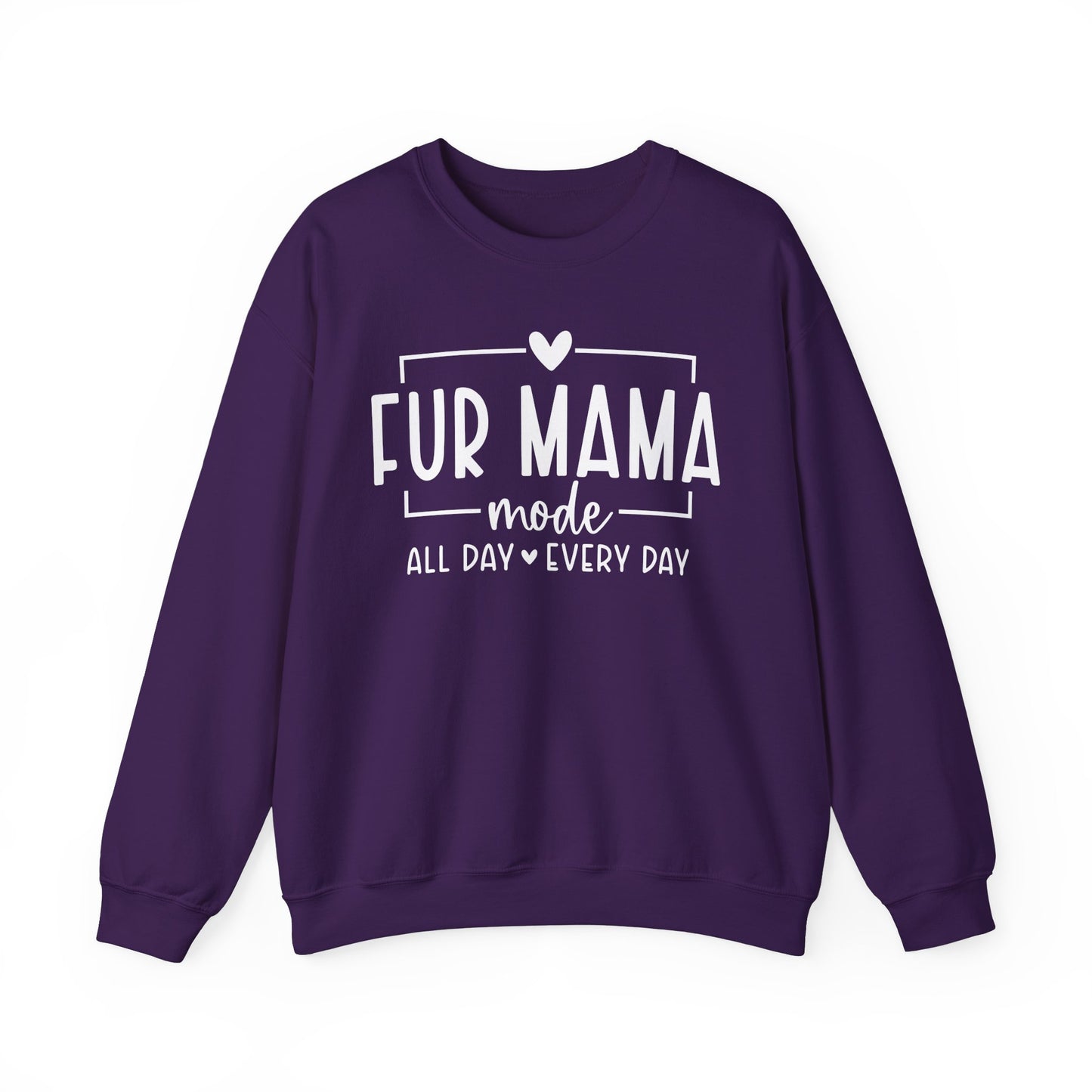 🐾 Fur Mama Mode ON – Cozy Sweatshirt for Dog Moms 🐾